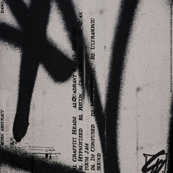Image of Back Cover of 2x12" - VG+/VG+ - DAWL, Born Abstract (Childhood Intelligence; Child Twelve, Germany 2020, Picture Sleeve), , 90s-leaning bleepy/breakbeat techno - 4126382E