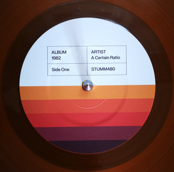 Image of Label Cover of LP - VG+/VG+ - A CERTAIN RATIO, 1982 (Mute; STUMM480, Europe 2023, Orange vinyl), , - 4126442E