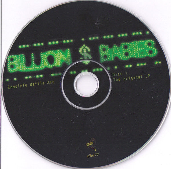 Image of Label Cover of 3xCD - VG+/VG+ - BILLION DOLLAR BABIES, Complete Battle Axe (Burning Airlines; Pilot 77, UK 2001, Double CD Case), , - 4136235E