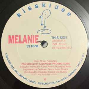 Image of Label Cover of LP - VG/VG - MELANIE HUDSON, Melanie (4AD; KR 1006, Trinidad & Tobago 1992, Picture Sleeve, Inner), light marks only. original printed inner - tears/peeling, - 4246033S