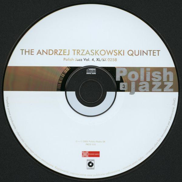 Image of Label Cover of CD - VG+/VG+ - THE ANDRZEJ TRZASKOWSKI QUINTET, The Andrzej Trzaskowski Quintet (Polskie Radio; PRCD 535, Poland 2005, Digipak), , - 4236016E