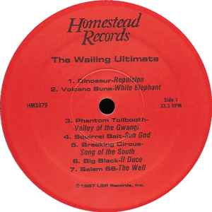 Image of Label Cover of LP - VG+/VG+ - VARIOUS, The Wailing Ultimate! (The Homestead Records Compilation) (Homestead Records; HMS079, USA & Europe 1987, Gatefold, Red/Black Labels, Dinosaur Jr, Big Black, Squirrel Bait...), , - 4246007S