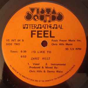 Image of Back Cover of 12" - /VG - FEEL, Let's Rock / I'd Like To (Vista Sounds International; VS INT 04, US 1983), light rub/storage marks. island company sleeve, - 4246041S