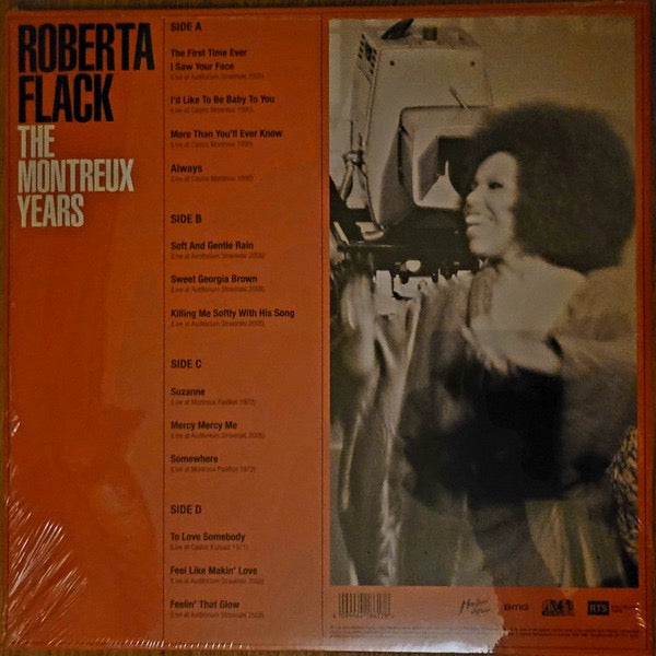 Image of Back Cover of 2xLP - VG+/EX - ROBERTA FLACK, The Montreux Years (The Montreux Years; 964186171, Europe 2026, Gatefold, 2 Inners), , - 4216061C