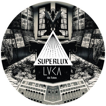 Image of Label Cover of 12" - /VG - LVCA, 6ix Tales (Superlux Records ; SPLX005, UK 2021, Stickered Plain Sleeve), Strong VG, light marks only. No sticker., The 6ix Tales EP was composed by LVCA during a fully immersed, three-month residency at a secretive studio in the centre of Toronto. The opening track, 'Teep' takes us straight into that 2am, underground, dance-floor feeling where all heads are locked into a body-jacking 4:4 journey. Dean�s Groove' is a driving floor stomper, set around a groovy, fast p