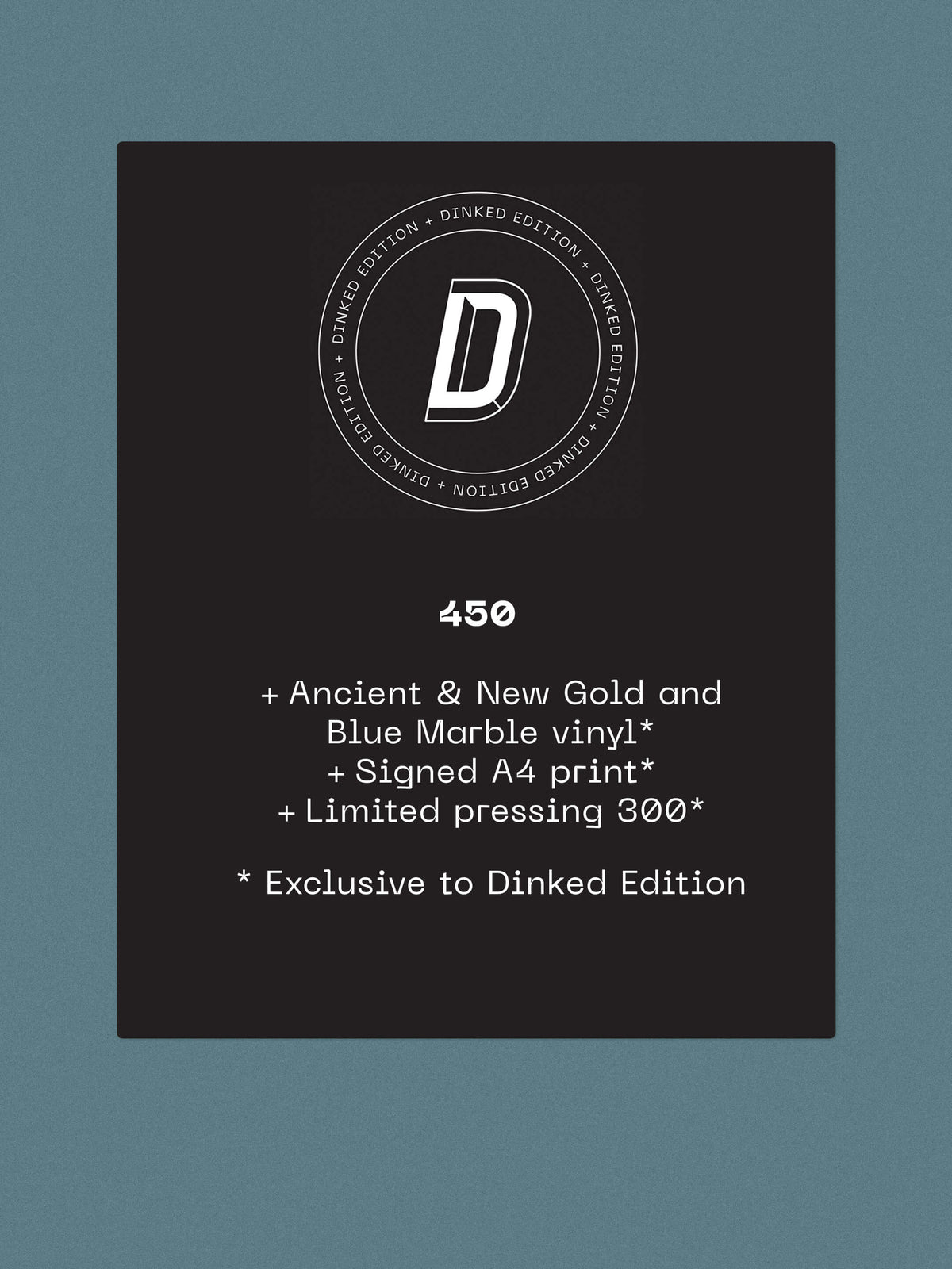 Image of Label Cover of LP - NEW/NEW - CEITIDH MAC, Sing, Sung, Singing - Dinked Edition (Ceitidh Mac; SSS1LPX, UK 2027, Signed A4 Print, Dinked No.450, Ancient + New Gold and Blue Marble Vinyl, Limited Pressing of 300), , - 9418732C