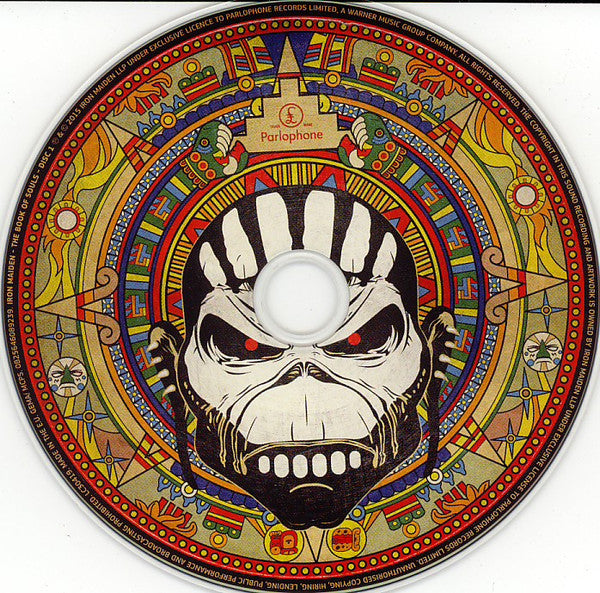 Image of Label Cover of 2xCD - VG+/VG - IRON MAIDEN, The Book Of Souls (Parlophone; 0825646089239, Europe 2015, Slipcase), , - 4236027E