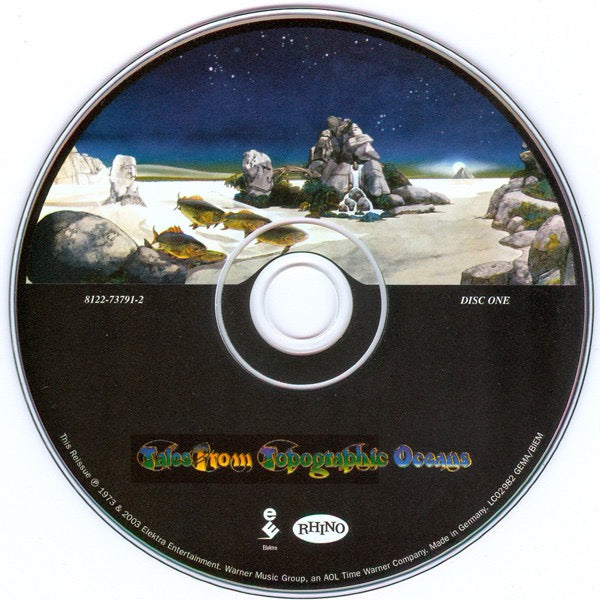 Image of Label Cover of 2xCD - VG+/VG - YES, Tales From Topographic Oceans (Elektra; 8122-73791-2, Europe 2003, Double Digipak, Booklet), , - 4236059E
