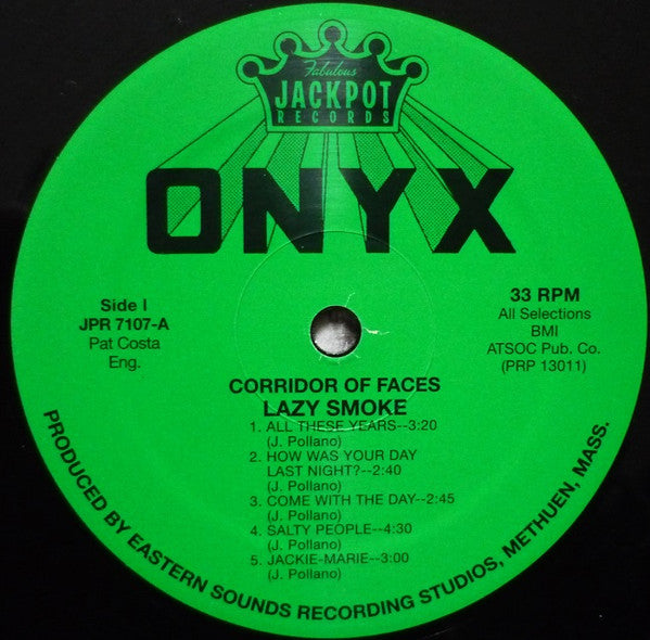 Image of Label Cover of LP - VG+/VG+ - LAZY SMOKE, Corridor Of Faces (Jackpot Records; JPR7107, US 2010, Inner), Still In Opened Shrinkwrap With Hype Sticker, - 4226077E
