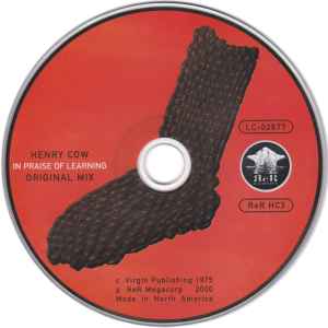 Image of Label Cover of CD - VG+/VG+ - HENRY COW, In Praise Of Learning (Original Mix) (ReR Megacorp; ReR HC3, UK 2014 Reissue, Jewel Case), , - 4216150C