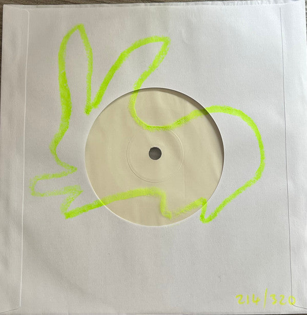 Image of Front Cover of 7" - EX/EX - 1000 RABBITS, Virgin Soil / Bear Hunt (Young; none, UK & Ireland 2026, White Label, Plain Sleeve With Hand Drawn Rabbit), Limited Edition No 295/320, - 4226127E