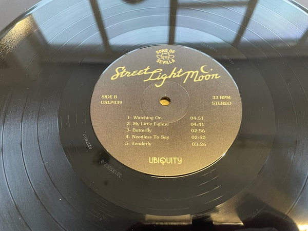 Image of Label Cover of LP - EX/VG+ - SONS OF SEVILLA, Street Light Moon (Ubiquity; URLP439, Worldwide 2025), Still In Opened Shrinkwrap, - 4216324C