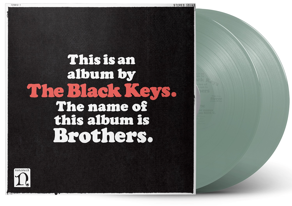 Image of Front Cover of 2xLP - NEW/NEW - THE BLACK KEYS, Brothers (Nonesuch; , UK 2026 Reissue, Limited Edition 140g Cola Bottle Clear Vinyl), , Limited coloured vinyl reissue of The Black Keys' 2010 album, featuring all 15 original tracks including 'Tighten Up', 'Howlin’ for You' and 'Everlasting Light'. - 9419128C