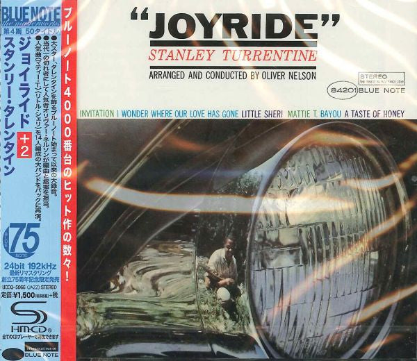 Image of Front Cover of CD - EX/EX - STANLEY TURRENTINE, Joyride (Blue Note; UCCQ-5066, Japan 2014, Jewel Case, Booklet), , - 4236310E