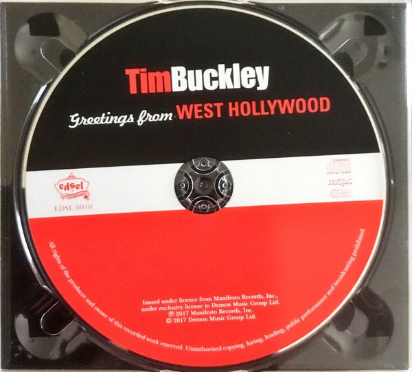 Image of Label Cover of CD - VG+/VG+ - TIM BUCKLEY, Greetings From West Hollywood (Edsel Records; EDSL 0010, Europe 2017, Digipak, Booklet), , - 4316091C