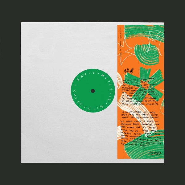 Image of Back Cover of 2x12" - VG+/VG+ - CAUSTIC 14, Basic Moves 12 (Basic Moves; BM12, Belgium 2020, Stickered Plain Sleeve), , - 4316181C