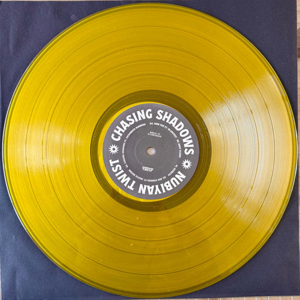 Image of Label Cover of LP - EX/EX - NUBIYAN TWIST, Chasing Shadows (Strut; STRUT507LP, Germany 2026, Yellow Vinyl), , - 4346058S