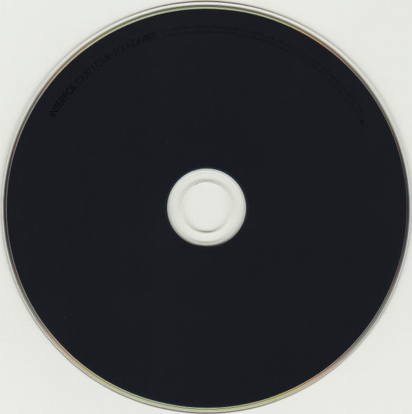 Image of Label Cover of 2xCD - VG+/VG+ - INTERPOL, Our Love To Admire (Capitol Records; 00602557596496, Europe 2017, Jewel Case, Special Edition ), , - 4336037E