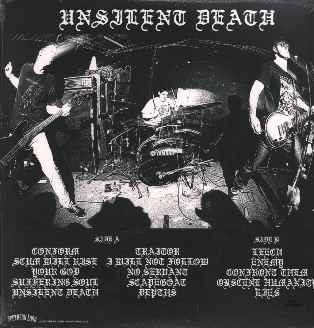 Image of Back Cover of LP - NEW/NEW - NAILS, Unsilent Death (Southern Lord; LORD127, UK 2026 Reissue, Gatefold), , - 4316357C