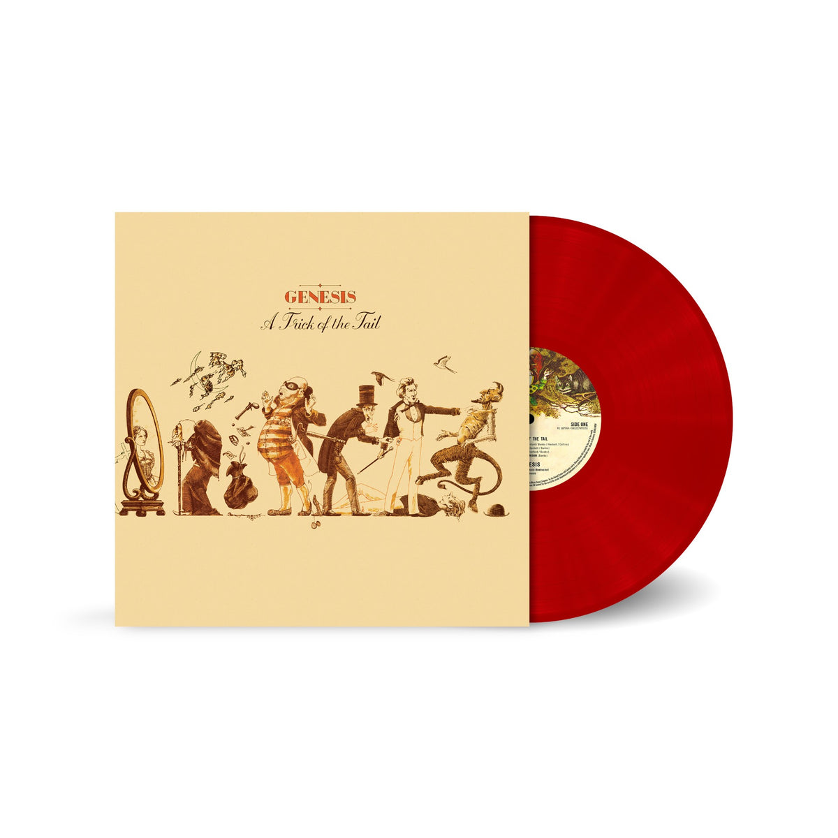 Image of Front Cover of LP - NEW/NEW - GENESIS, A Trick Of The Tail (50th Anniversary) (Rhino; , UK 2026 Reissue, Limited Edition 140g Red Vinyl), , Genesis’s 1976 album was their first following Peter Gabriel’s departure, with Phil Collins taking over lead vocals. This 50th anniversary edition is pressed on limited red vinyl. - 9419902C