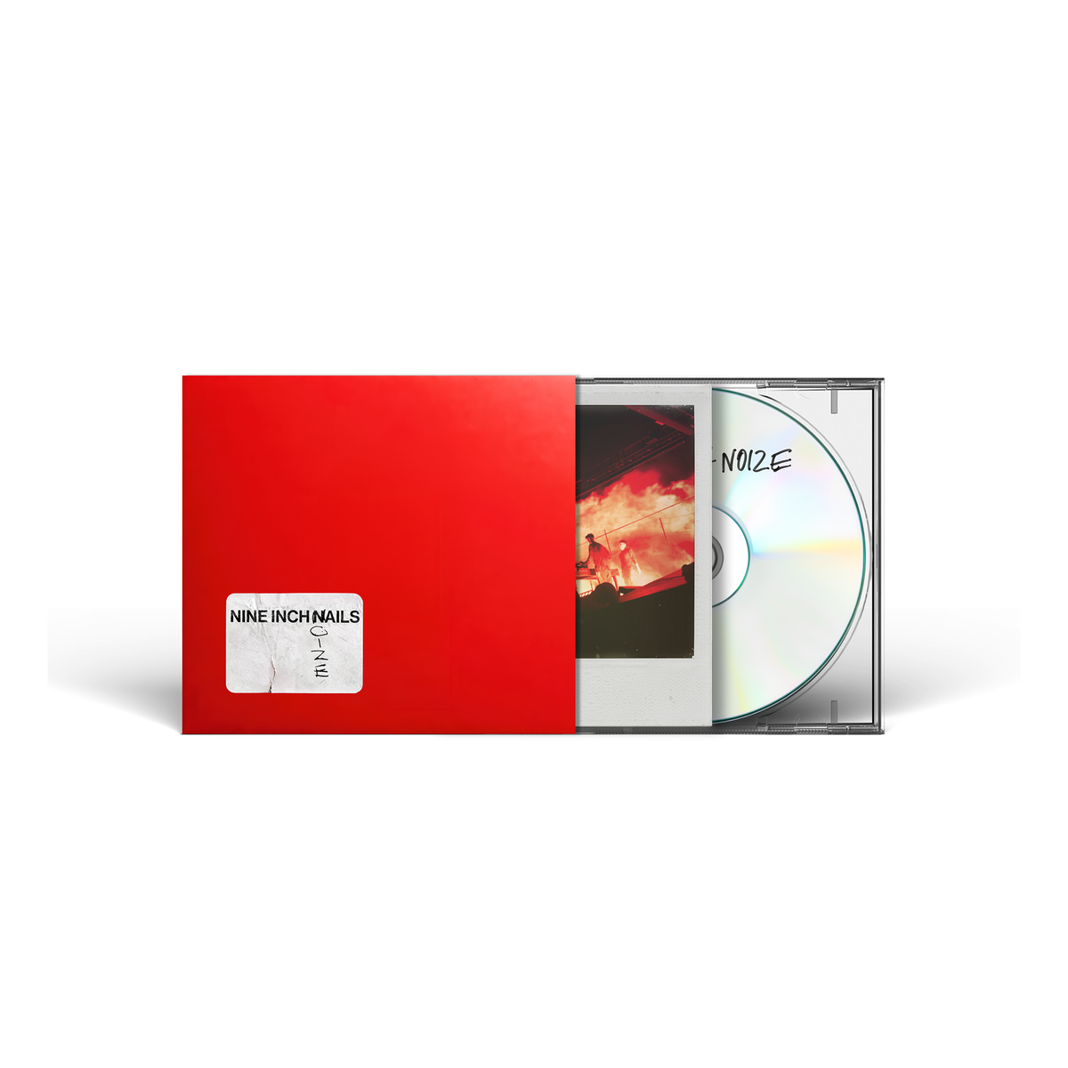Image of Front Cover of CD - NEW/NEW - NINE INCH NAILS, BOYS NOIZE, Nine Inch Noize (Interscope; 7419892, UK 2026, Jewel Case, Red Slipcase ), , Collaboration between Nine Inch Nails and Boys Noize, featuring 12 reworked Nine Inch Nails tracks in Nine Inch Noize versions, including Closer, Heresy and Came Back Haunted. - 9419978C