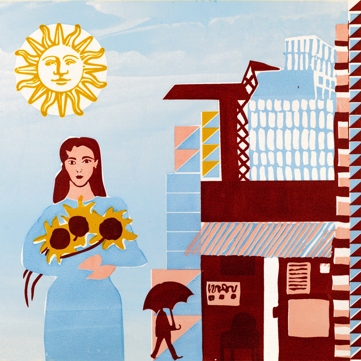 Image of Front Cover of 12" - NEW/NEW - MINOR CONFLICT, Residents (Fascination Street Records; FSR39, UK 2027, Limited Edition Black Vinyl), , Third EP from Minor Conflict and their first for Fascination Street Records, produced by Ali Chant and recorded partly at Real World Studios. The harp-led post-punk group are joined by Ollie Judge of Squid and Louis Satchell of PVA. - 9419981C