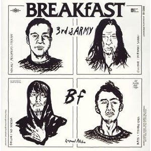 Image of Front Cover of LP - VG+/VG+ - BREAKFAST, 3rd & Army (625 Thrashcore; 625170, US 2006 Reissue, Insert, cover art by Raymond Pettibon), , - 4346268S