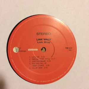 Image of Label Cover of LP - EX/EX - LINK WRAY, Link Wray (Future Days Recordings; FDR 633, US 2018 Reissue, Die Cut Inside Loading Gatefold Sleeve, Insert), Opened Instore, Still In Stickered Shrinkwrap, - 4446004S