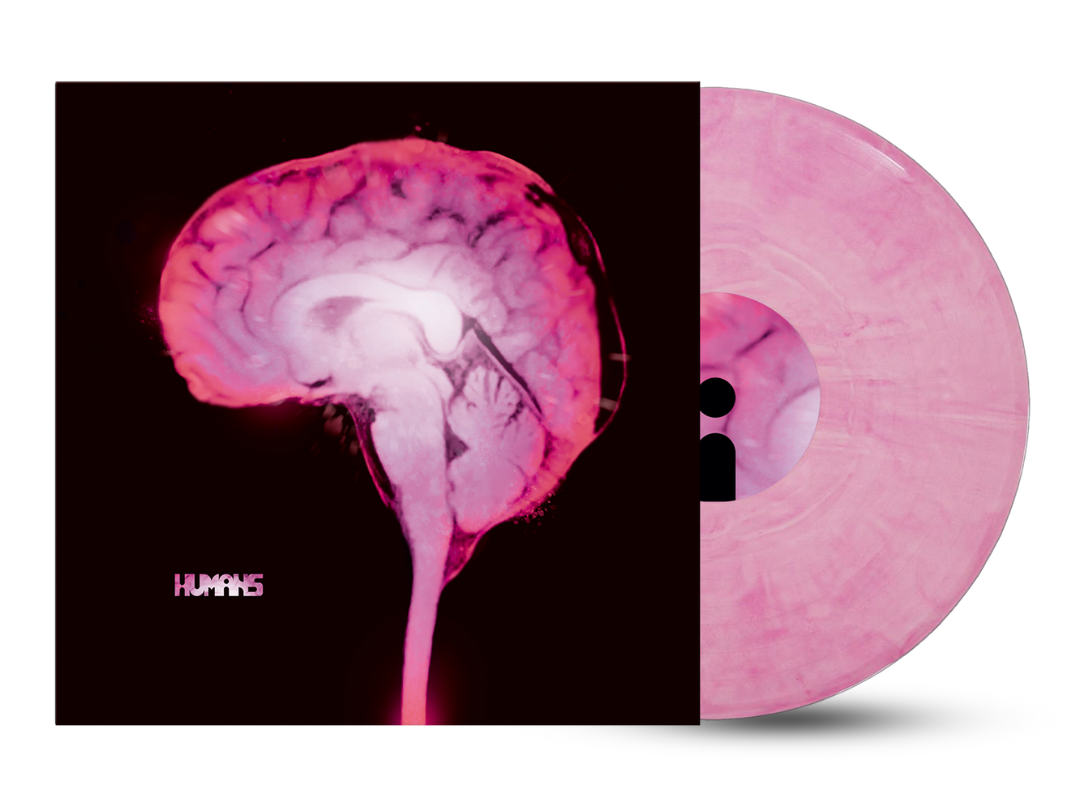 Image of Front Cover of LP - NEW - HENGE, Humans (Cosmic Dross Records; HENGE5LP, UK 2027, Brains Colour Vinyl), , HENGE’s fifth album turns its cosmic gaze towards humanity, combining rave and electro, acid synths and psychedelic rock with reflections on creativity, exploration and life on Earth. - 9420386C