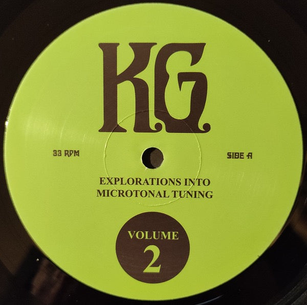 Image of Label Cover of LP - VG+/EX - KING GIZZARD AND THE LIZARD WIZARD, K.G. (Explorations Into Microtonal Tuning Vol. 2) (KGLW; KGLW-003LP, UK 2021, Inner, Recycled Black Wax, Edition of 500. NO OBI Strip - NO Card Outer Envelope), , - 4326434E