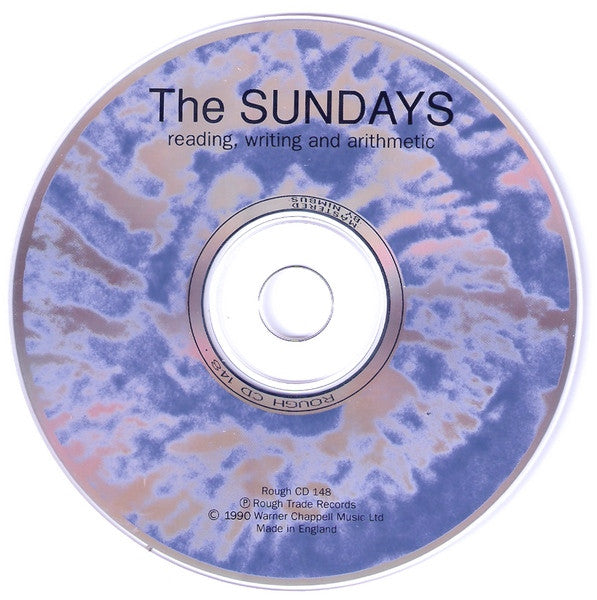 Image of Label Cover of CD - VG+/VG - THE SUNDAYS, Reading, Writing And Arithmetic (Rough Trade; Rough CD 148, UK 1990, Jewel Case), , - 4436035E