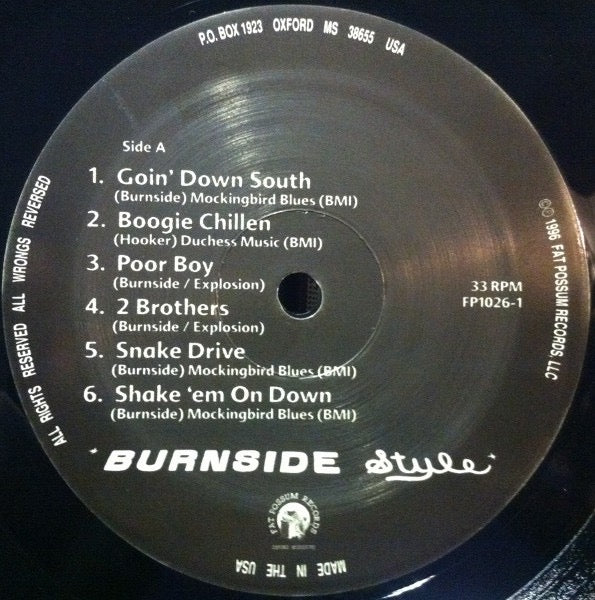 Image of Label Cover of LP - VG+/EX - R.L. BURNSIDE, A Ass Pocket Full Of Whiskey (Fat Possum Records; FP1026-1, US 1996 Reissue, 180 Gram Vinyl), , - 4326432E