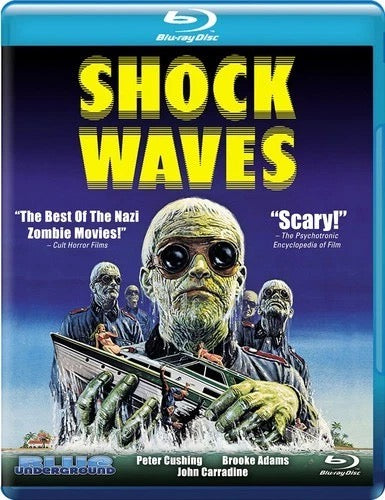 Image of Front Cover of Blu-Ray - VG+/VG+ - PETER CUSHING, Shock Waves (Blue Underground; BLU-BD-7049, US 2014, Slipcase, Region A US), , - 4436042E