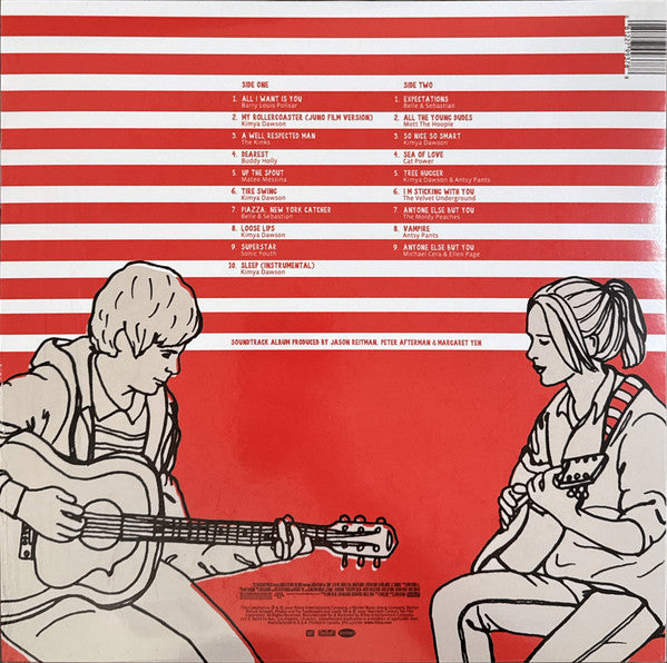 Image of Back Cover of LP - EX/VG - VARIOUS, Juno (Music From The Motion Picture) (Rhino Records; 432700, US 2022 Reissue, Inner), Light hairlines. , - 4426069E