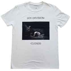 Image of Front Cover of Accessories - NEW - JOY DIVISION, Closer T-Shirt (White) S (, UK ), , - 4416306C