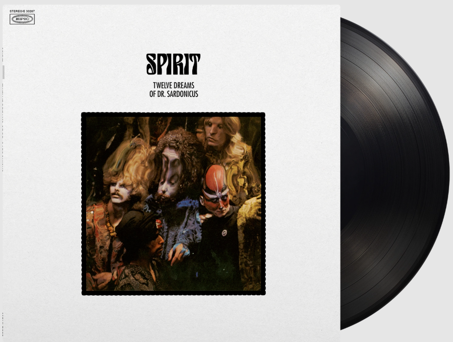 Image of Front Cover of LP - NEW - SPIRIT, Twelve Dreams of Dr. Sardonicus (Music On Vinyl; MOVLP555B, UK 2027 Reissue, Black Vinyl), , Black vinyl reissue of Spirit’s psychedelic and progressive rock album Twelve Dreams of Dr. Sardonicus. Combining jazz, rock, prog, folk and Indian influences, Spirit were unarguably the most interesting band under the Californian sun. Founded in LA in 1967, they released a lot of great records. - 9420778C