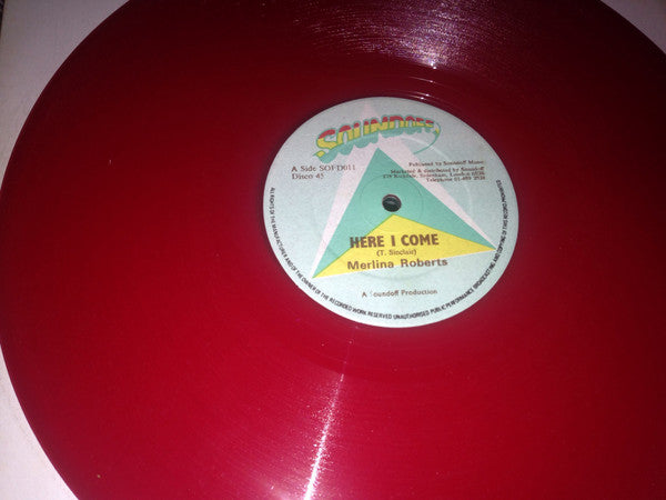Image of Front Cover of 12" - /VG+ - MERLINA ROBERTS, Here I Come (Sound Off Records; SOFD011, UK 1980), , - 4446206S