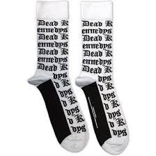 Image of Front Cover of Accessories - NEW - DEAD KENNEDYS, Gothic Logo Socks (, ), , - 4416478C