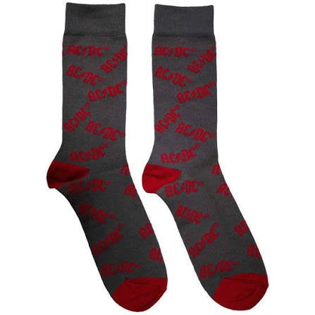 Image of Front Cover of Accessories - NEW - AC/DC, Logo Socks (, ), , - 4416497C