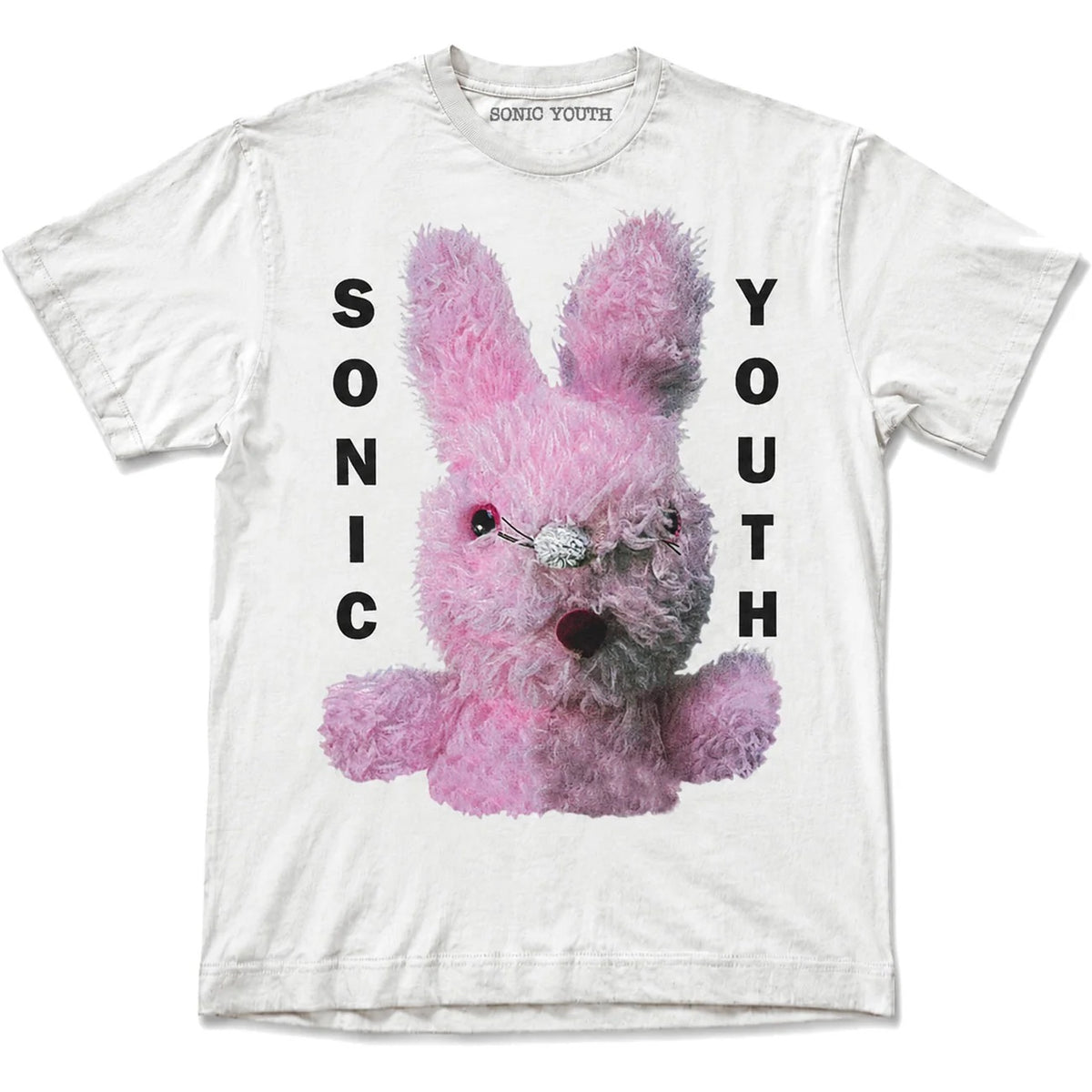 Image of Front Cover of Accessories - NEW - SONIC YOUTH, Dirty Bunny T-Shirt (White) L (, UK ), , - 4416598C