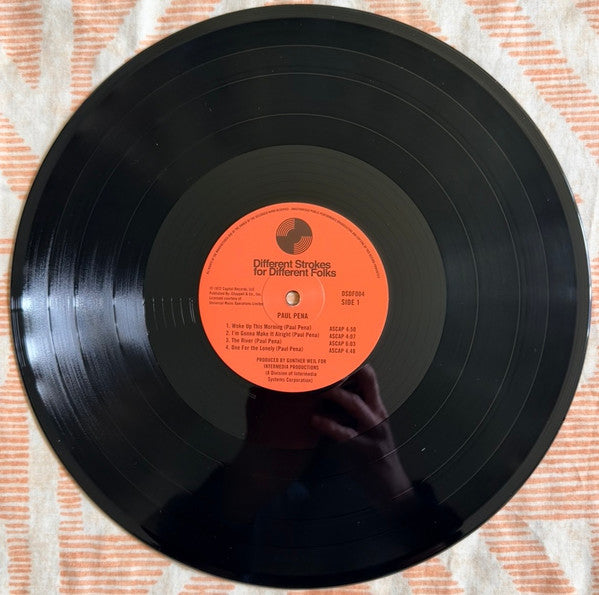 Image of Label Cover of LP - EX/EX - PAUL PENA, Paul Pena (Different Strokes For Different Folks; DSDF004, UK & Ireland 2026 Reissue, Inner, With Obi), Opened Instore, Still In Shrinkwrap, - 4446286S