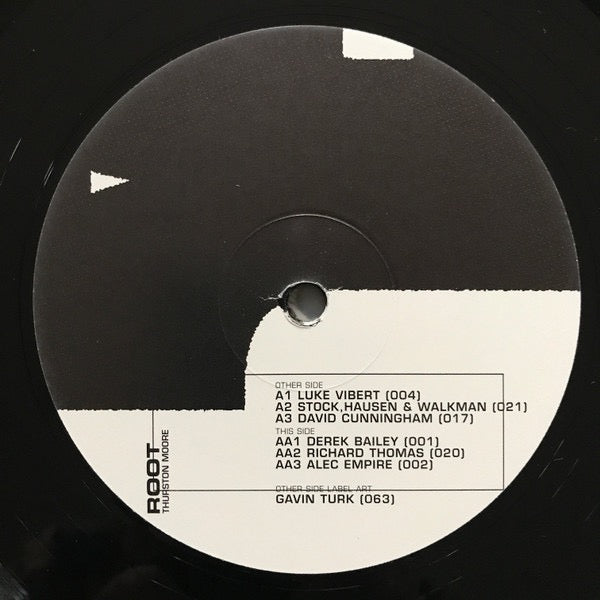 Image of Label Cover of 5x12" - VG/VG+ - THURSTON MOORE, Root (Lo Recordings; 028319, UK 1998, Box Set, Insert), , - 4226074E