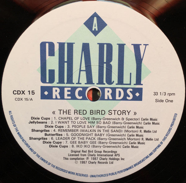 Image of Label Cover of 3525253E: 2xLP - VARIOUS, The Red Bird Story (Charly; CDX 15, UK 1987, Gatefold) VG/VG