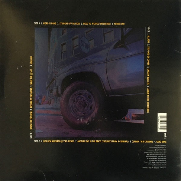 Image of Back Cover of 2xLP - VG/VG - BRAND NUBIAN, Everything Is Everything (Elektra; 61682-1, US 1994, Insert), Strong VG., - 1216158C