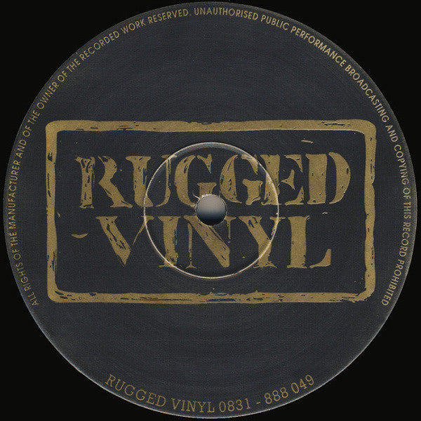 Image of Back Cover of 12" EP - /G+ - D.O.P.E., The Dope On Vinyl E.P. (Rugged Vinyl; RUGGED1, UK 1993), Light marks and a minor warp that to do affect play., - 2326312E