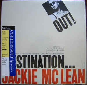 Image of Front Cover of LP - VG+/EX - JACKIE MCLEAN, Destination Out (Blue Note; B1 7243 8 32087 1 5, US 1995 Reissue), , - 4525013E
