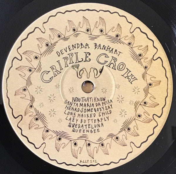 Image of Label Cover of 2xLP - VG+/VG+ - DEVENDRA BANHART, Cripple Crow (XL; XLLP192, UK 2006, Gatefold, Inner), , - 2026274E