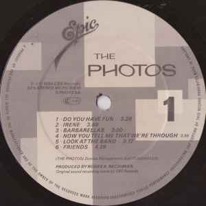 Image of Label Cover of 2xLP - VG+/VG+ - THE PHOTOS, The Photos / The Blackmail Tapes (Epic; PHOTO5, UK 1980, 2 Inners, Stickered Sleeve), amazing copy, both LPs perfect, still in opened shrinkwrap, hype sticker on sleeve, - 3545343S