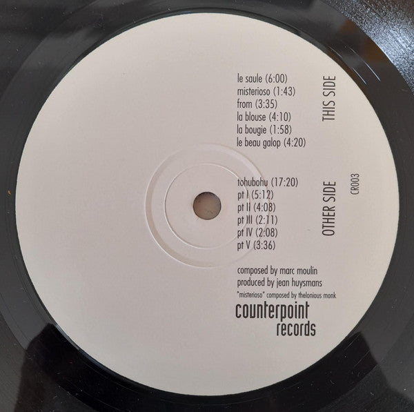 Image of Label Cover of 4715172C: LP - MARC MOULIN, Sam Suffy (Counterpoint; CR003, UK 1996 Reissue) VG/VG