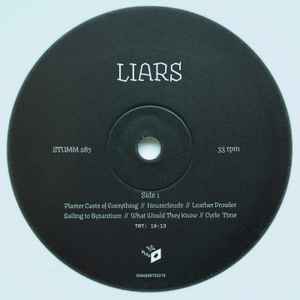 Image of Label Cover of LP - VG/VG+ - LIARS, Liars (Mute; STUMM 287, Europe 2007, Inside Printed Sleeve, Inner, White Vinyl), Just light wear to sleeve., - 2016226C